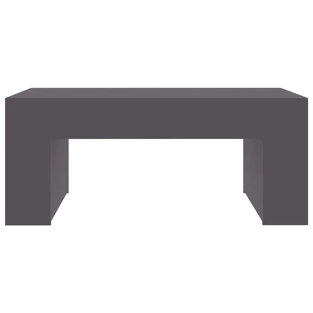 Grey Engineered Wood Coffee Table for Living Rooms