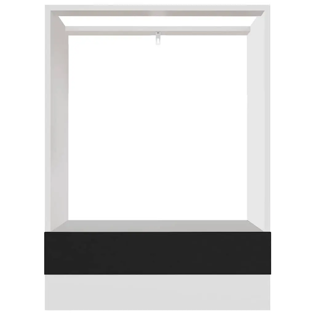 Oven Cabinet Engineered Wood 60x46x81.5cm Black