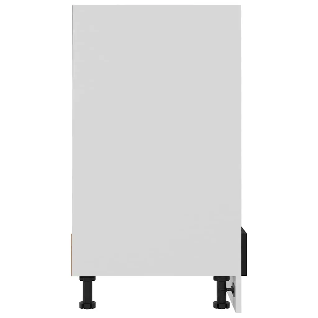 Oven Cabinet Engineered Wood 60x46x81.5cm Black