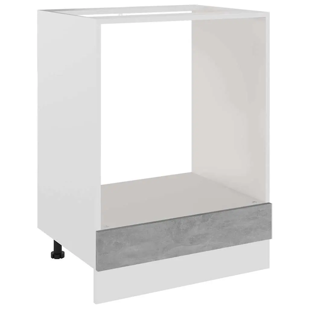 Grey Oven Cabinet for Kitchen Storage