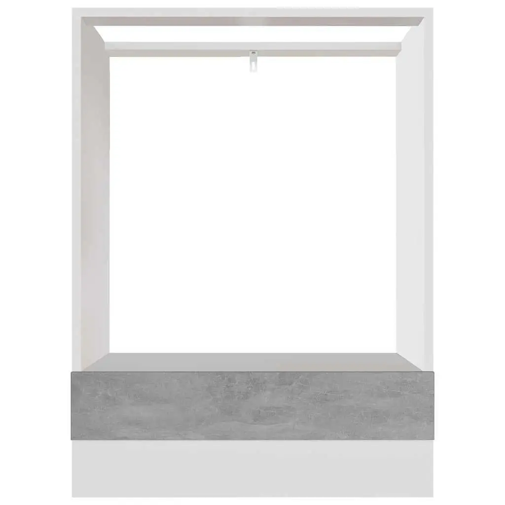Grey Oven Cabinet for Kitchen Storage