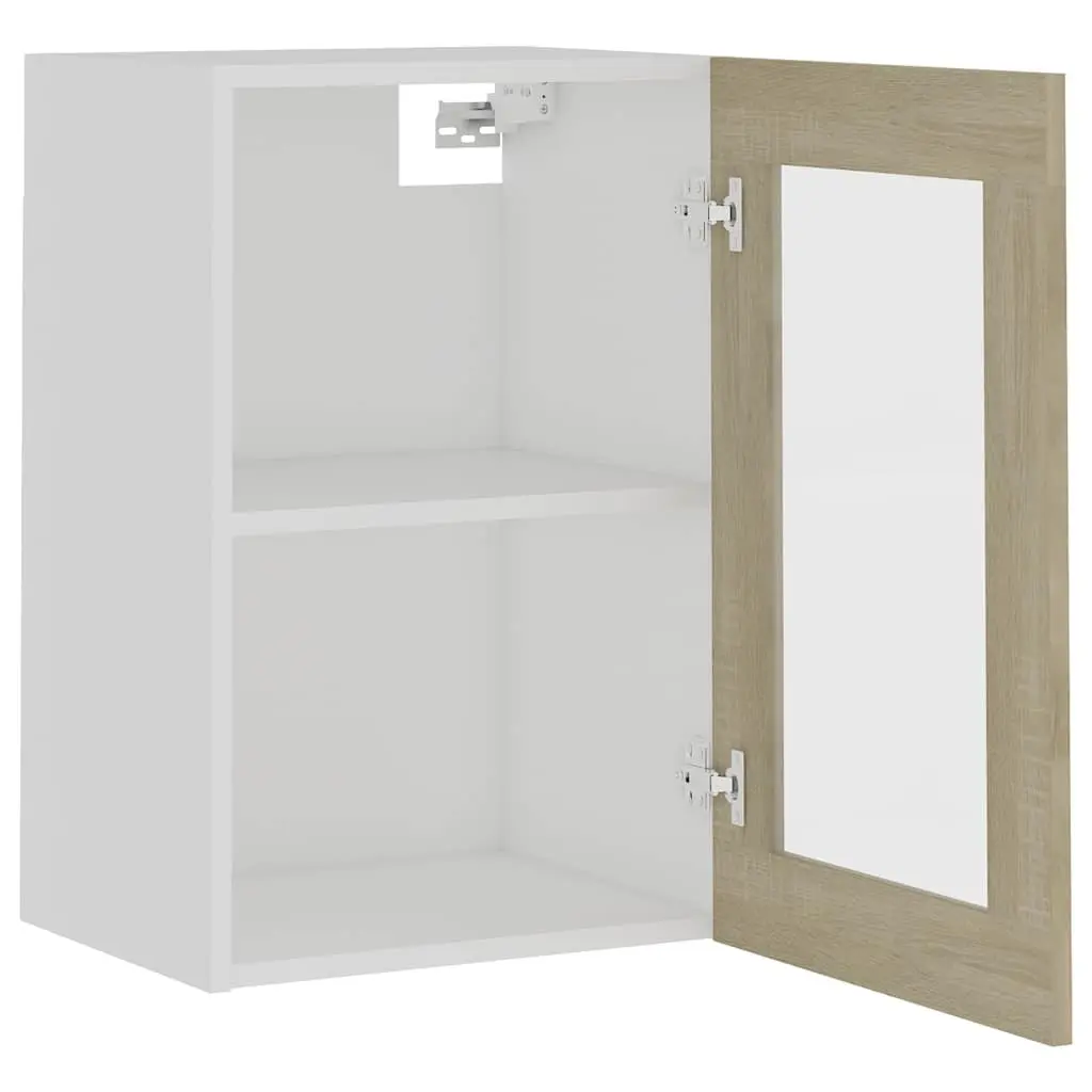 Hanging Glass Cabinet for Kitchen Storage