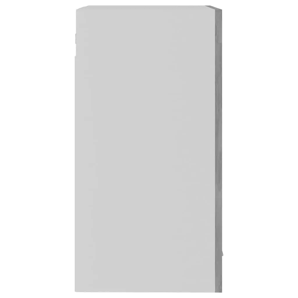 Grey Hanging Glass Kitchen Cabinet for Storage