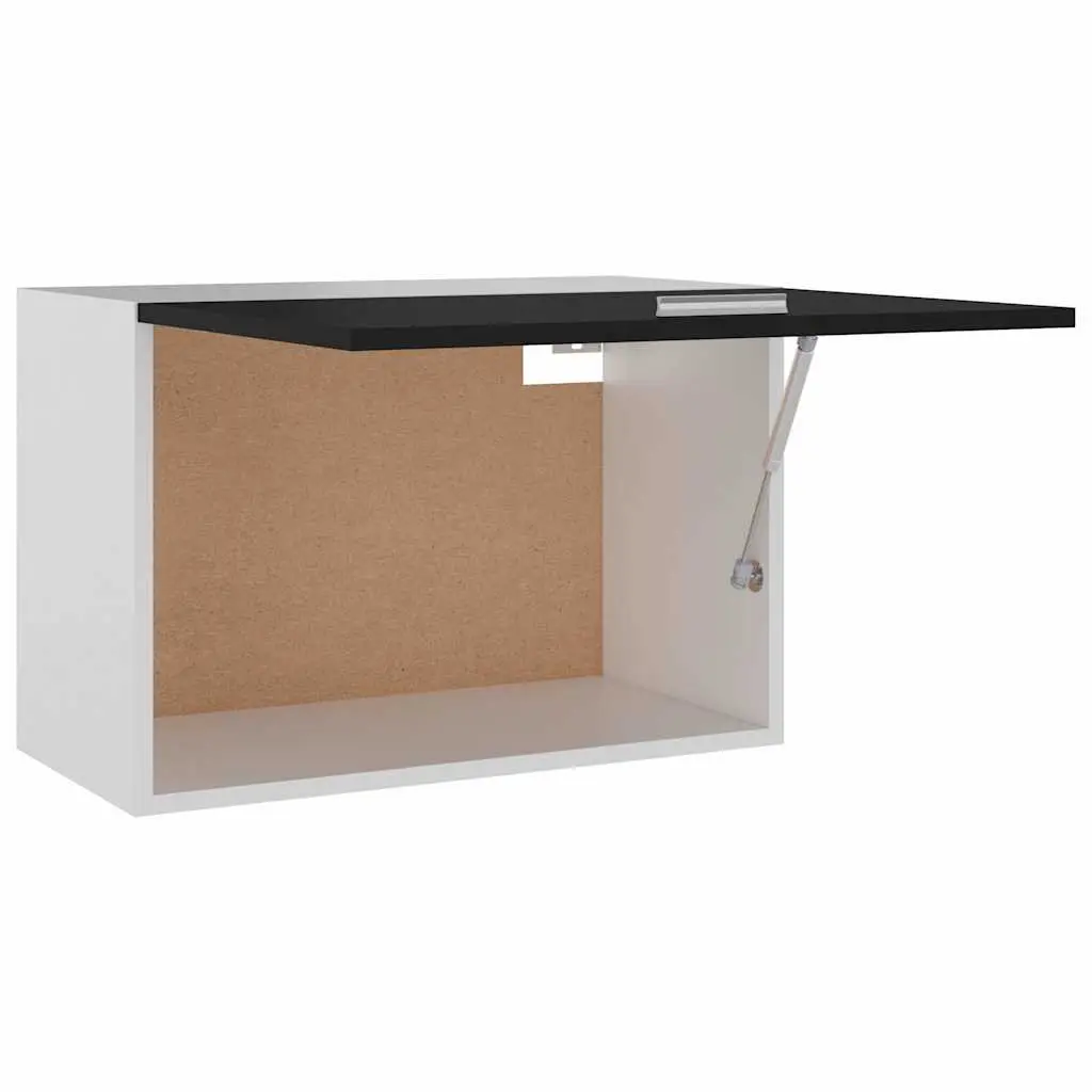 Hanging Cabinet Engineered Wood 60 x 31 x 40 cm Black