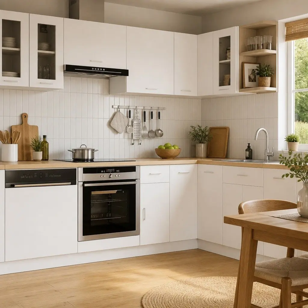 Hanging Glass Cabinet Engineered Wood 60x31x60cm White