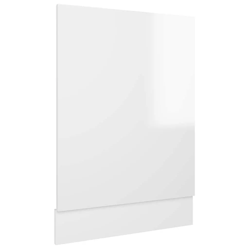 High Gloss White Dishwasher Panel for Kitchen Cabinets