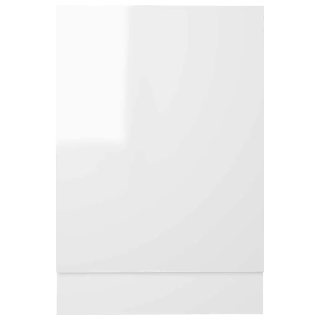 High Gloss White Dishwasher Panel for Kitchen Cabinets