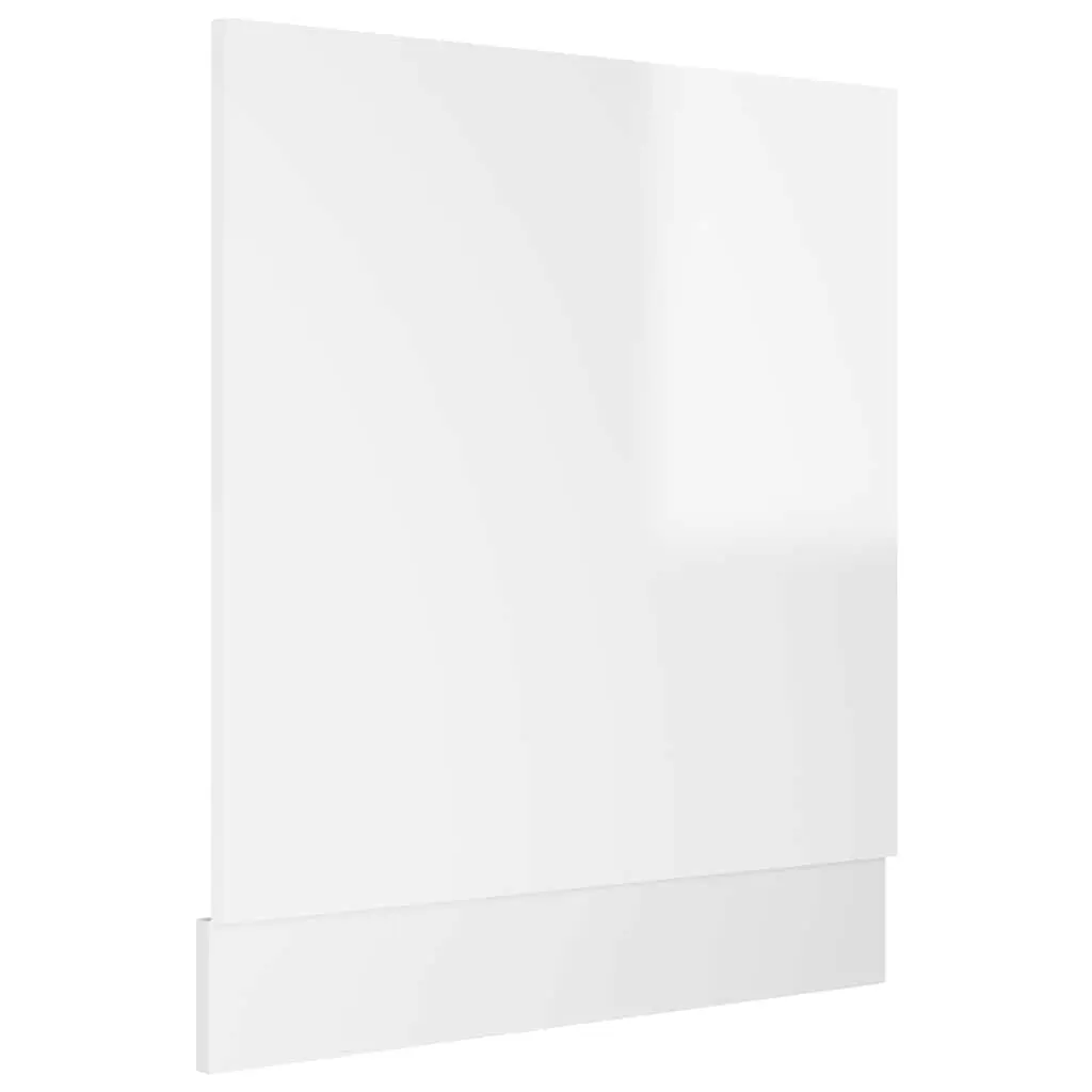 High Gloss White Dishwasher Panel for Kitchen Cabinets