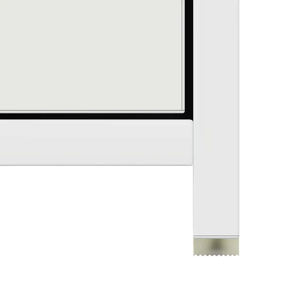 White Bathroom Cabinet 30x30x183.5 cm with Doors