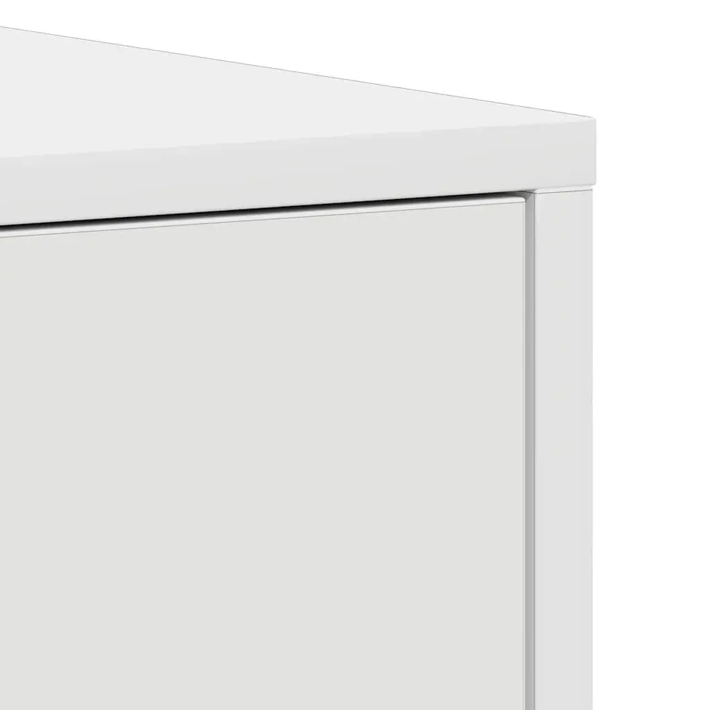 White Bathroom Cabinet 30x30x183.5 cm with Doors