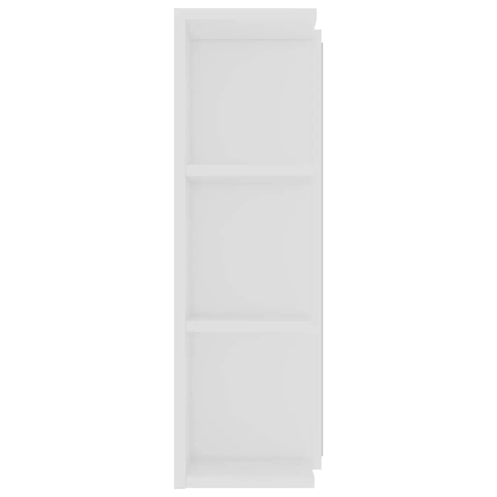 Wall-Mounted Bathroom Mirror Cabinet in White