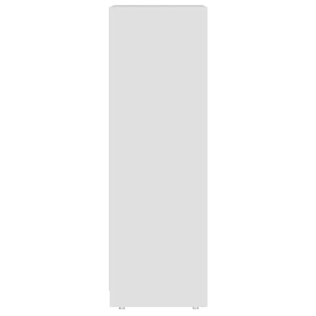 30x30x95 cm White Bathroom Cabinet with Drawer