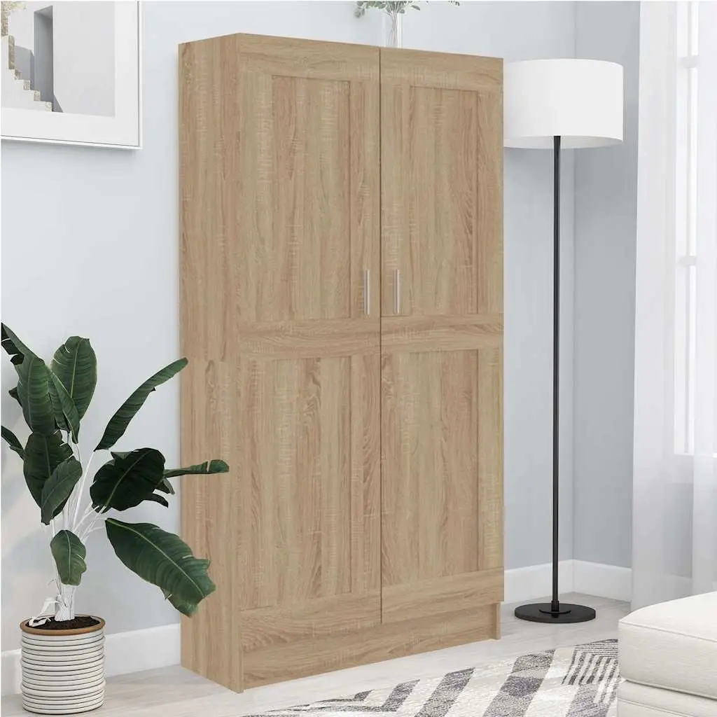 Brown Book Cabinet with Ample Storage Space