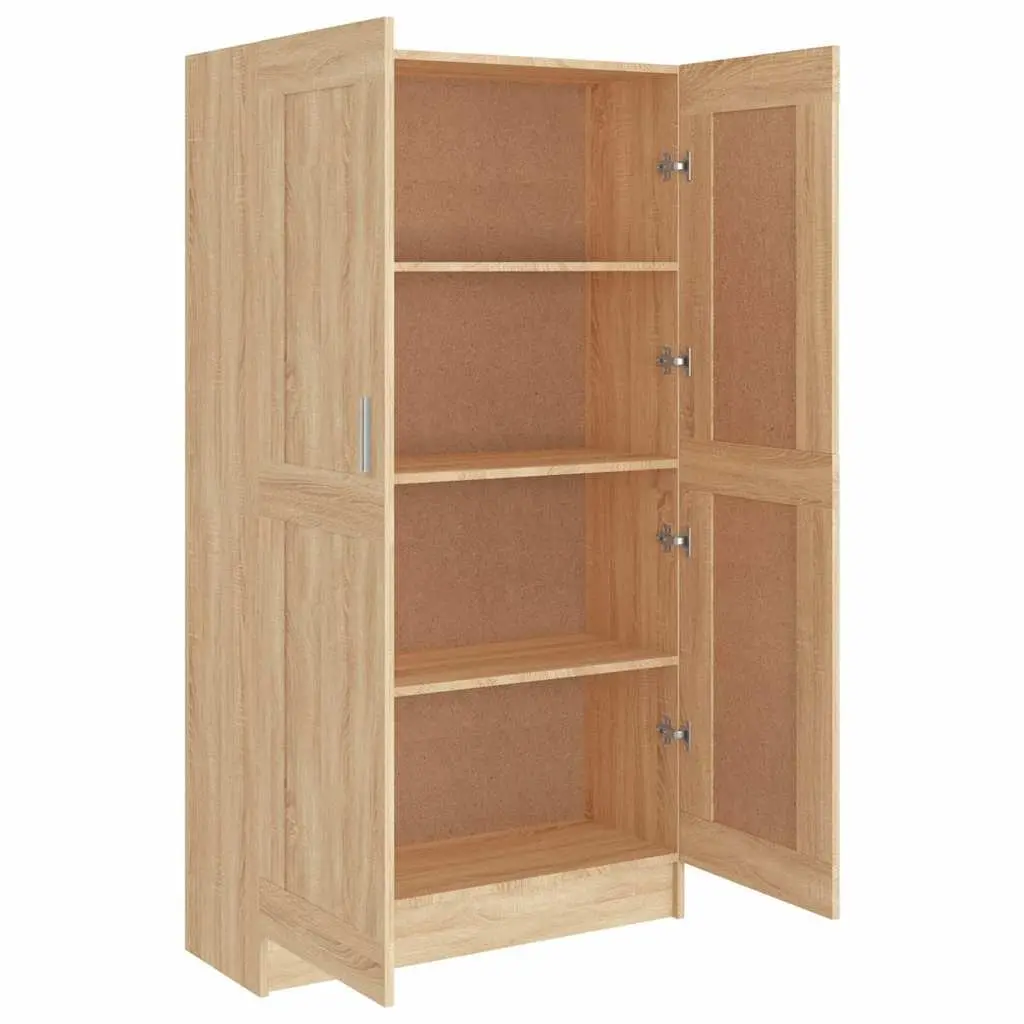 Brown Book Cabinet with Ample Storage Space