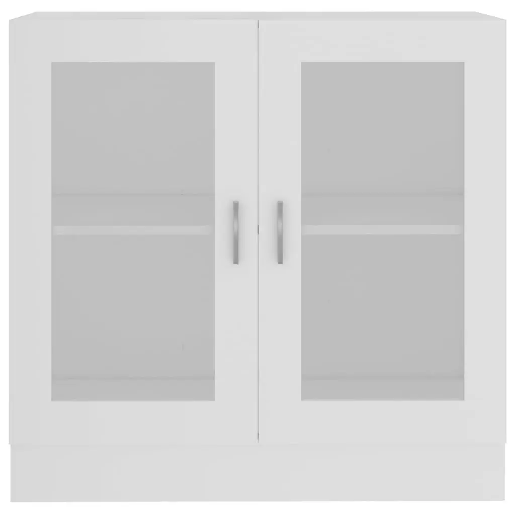 White Vitrine Cabinet for Books and Display