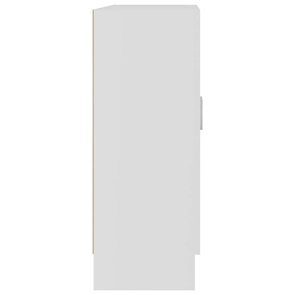 White Vitrine Cabinet for Books and Display