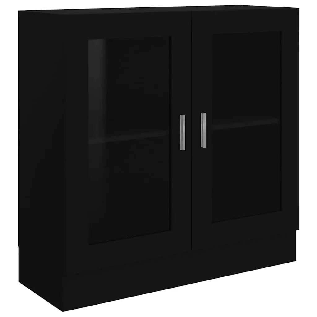 Black Display Cabinet 82.5x30.5x80cm
