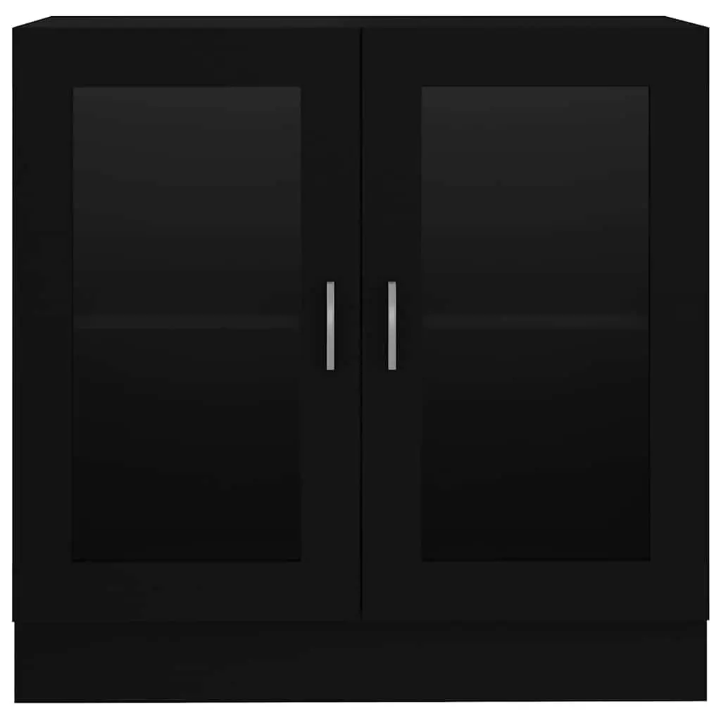 Black Display Cabinet 82.5x30.5x80cm