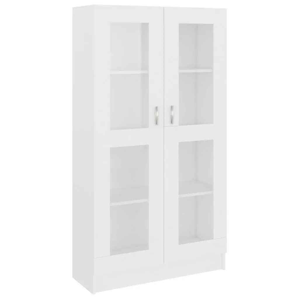 Vitrine Cabinet Engineered Wood 82.5x30.5x150cm White