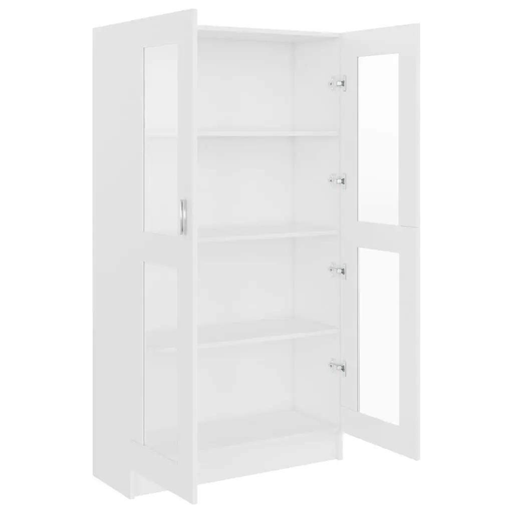 Vitrine Cabinet Engineered Wood 82.5x30.5x150cm White