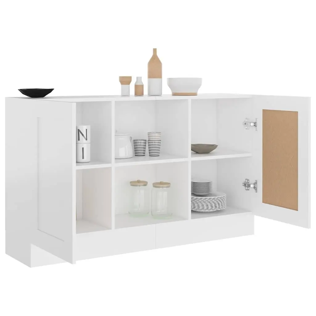 White Storage Sideboard Cabinet 120cm