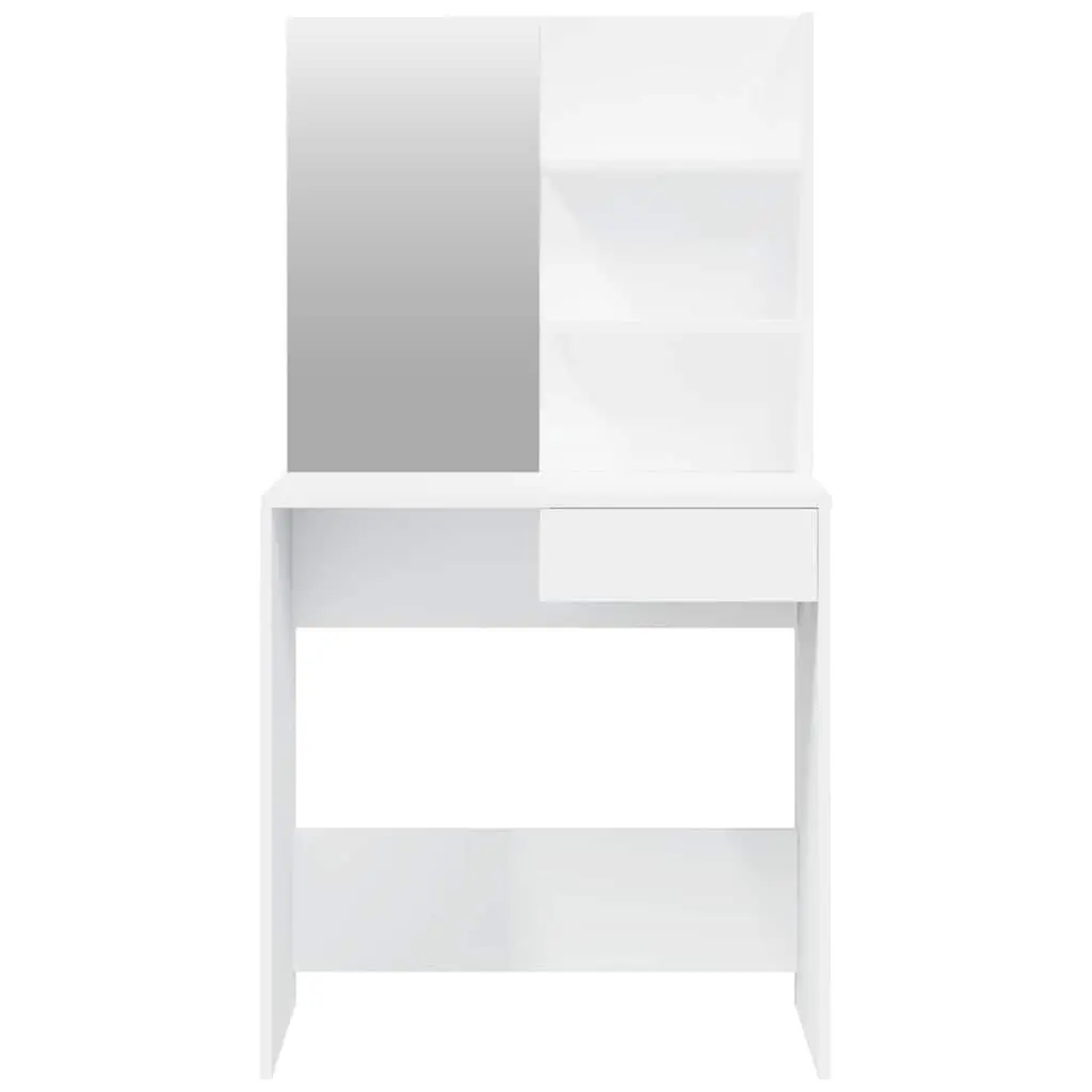 Dressing Table Engineered Wood 74.5 x 40 x 141 cm White