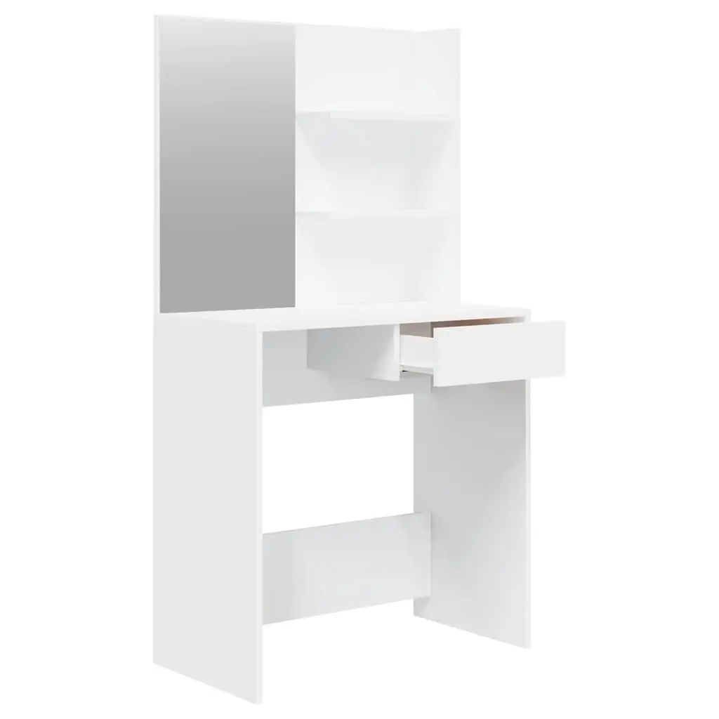 Dressing Table Engineered Wood 74.5 x 40 x 141 cm White