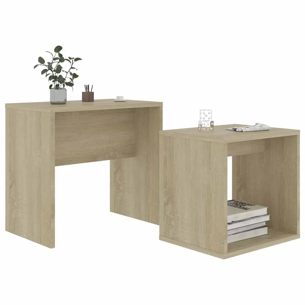 2-Piece Nesting Coffee Table Set for Living Room
