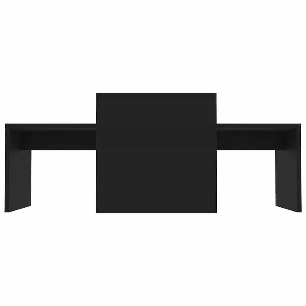 Black Nesting Tables Set for Living Rooms