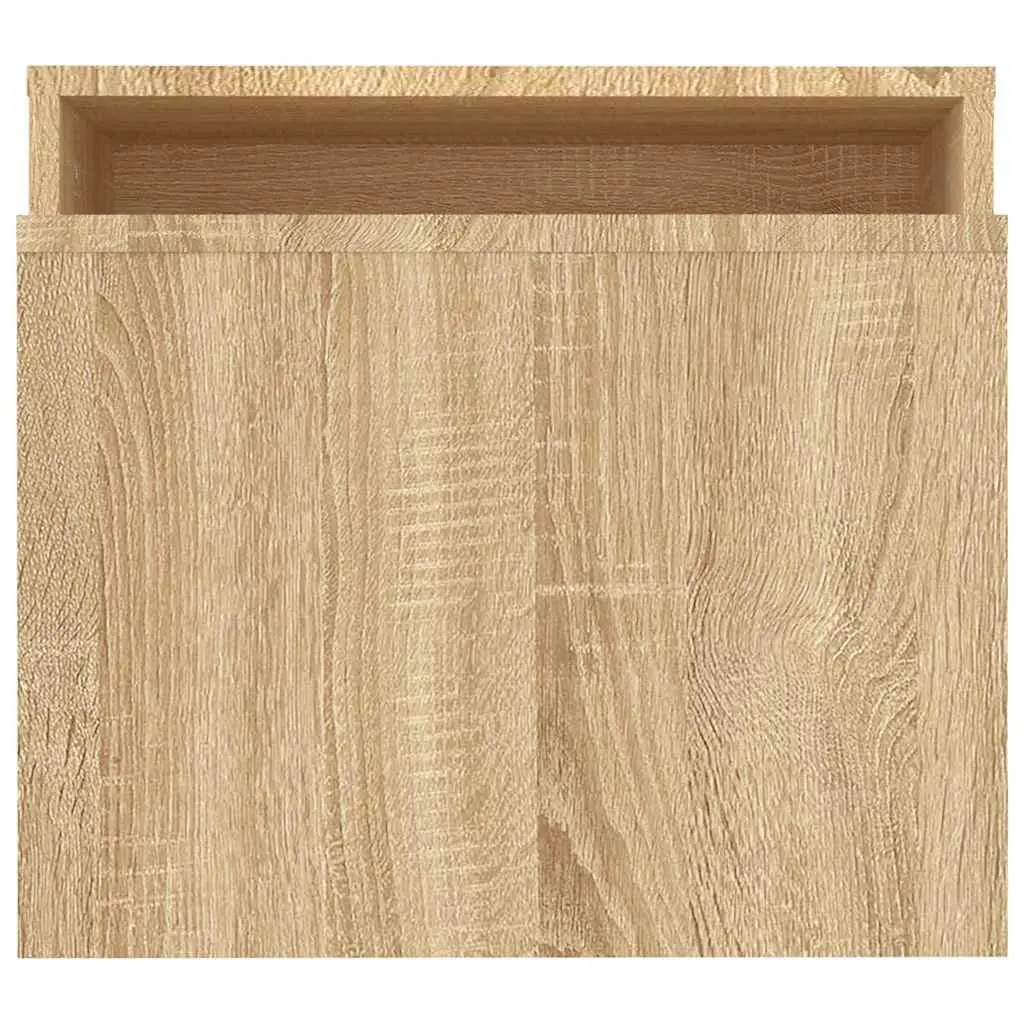 Coffee Table Set Nesting Design Engineered Wood Brown Accent Side Tables