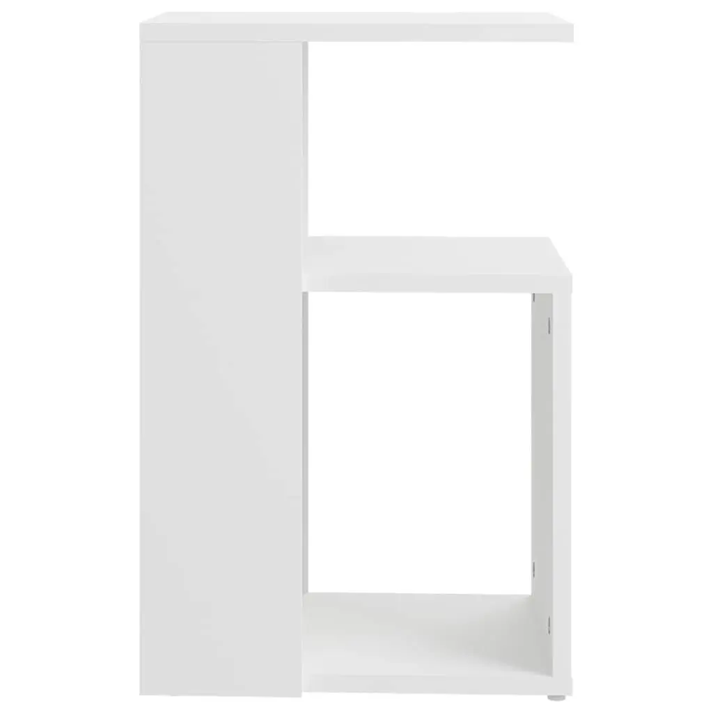 End Table White Modern Storage Coffee Accent Side Table for Living Room Bedroom