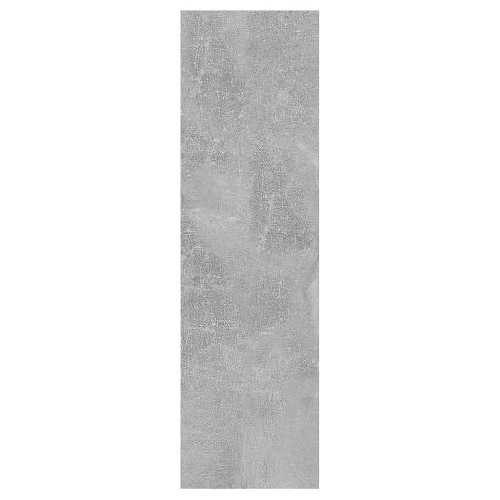 Wall Shelf Engineered Wood 75 x 16 x 55 cm Grey Storage Display Unit Open Compartments Home Shelving Organizer