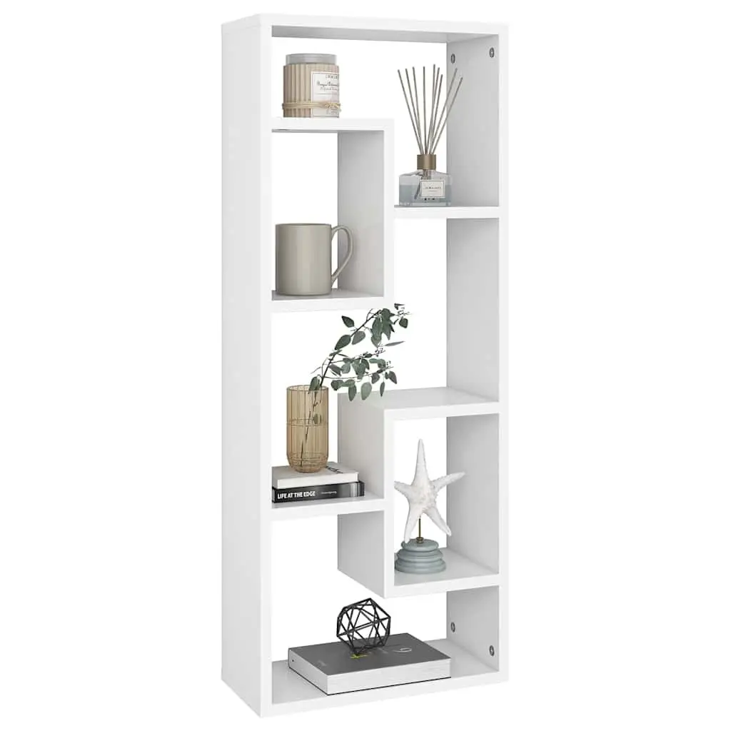 White Floating Wall Shelf for Display Storage