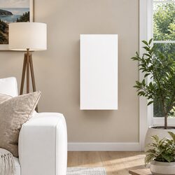Wall-Mounted TV Cabinet White 2 Shelves Living Room Storage Display Unit