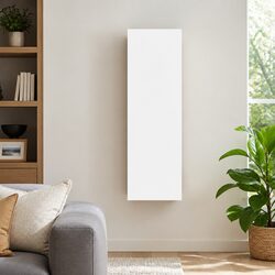 Stylish White Wall-Mounted TV Cabinet with 2 Shelves