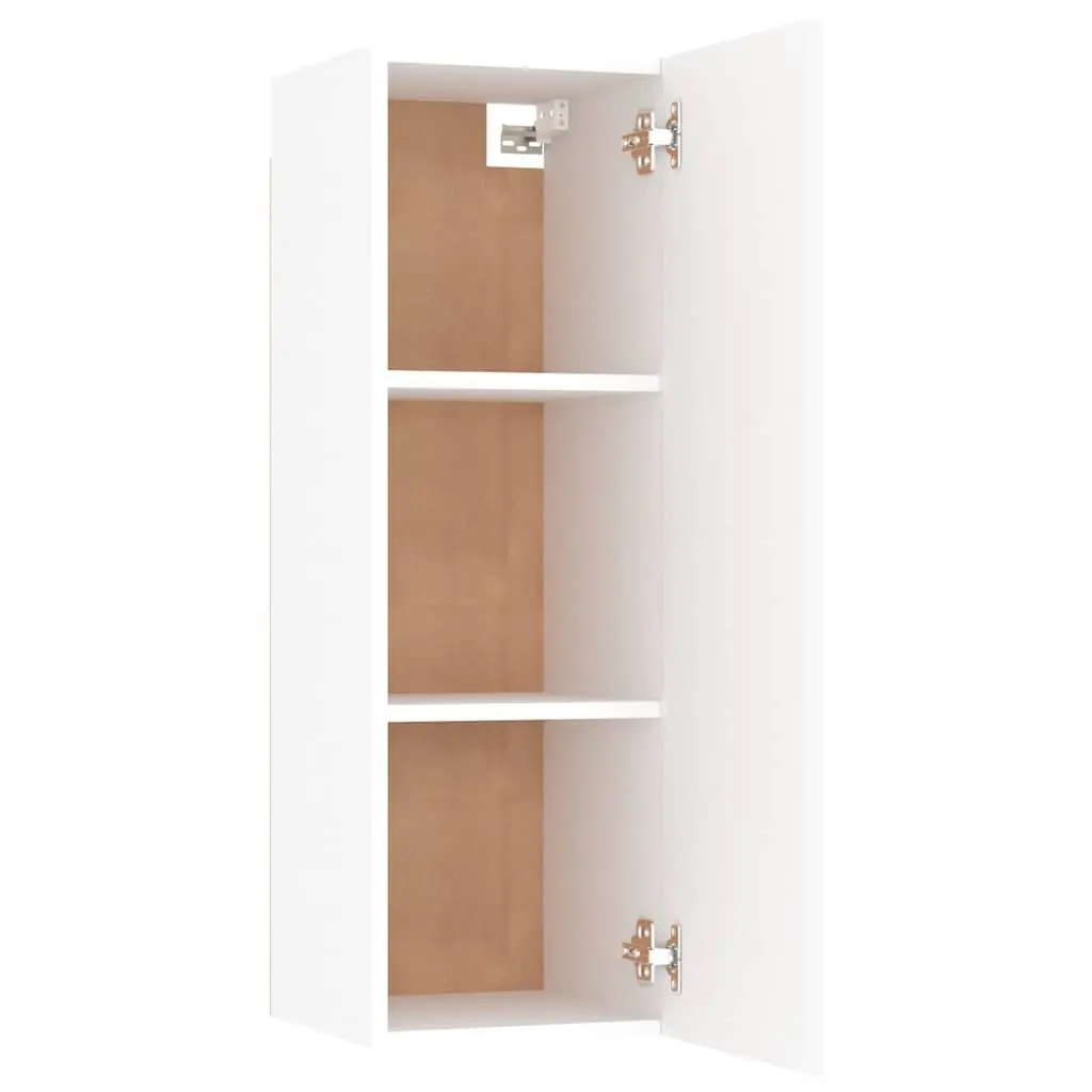 Wall-Mounted TV Cabinet Set with 2 Shelves