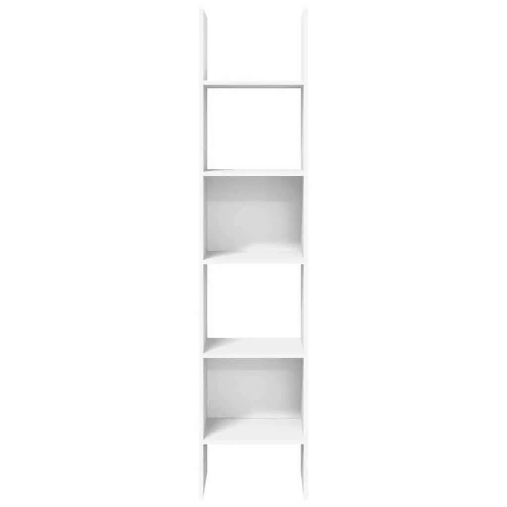 Book Cabinet Engineered Wood 40 x 35 x 180 cm White 5 Compartments