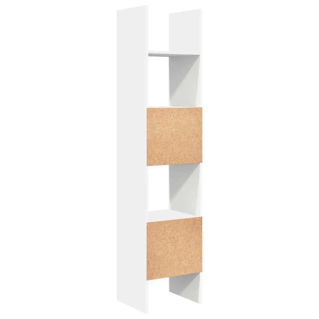 Book Cabinet Engineered Wood 40 x 35 x 180 cm White 5 Compartments