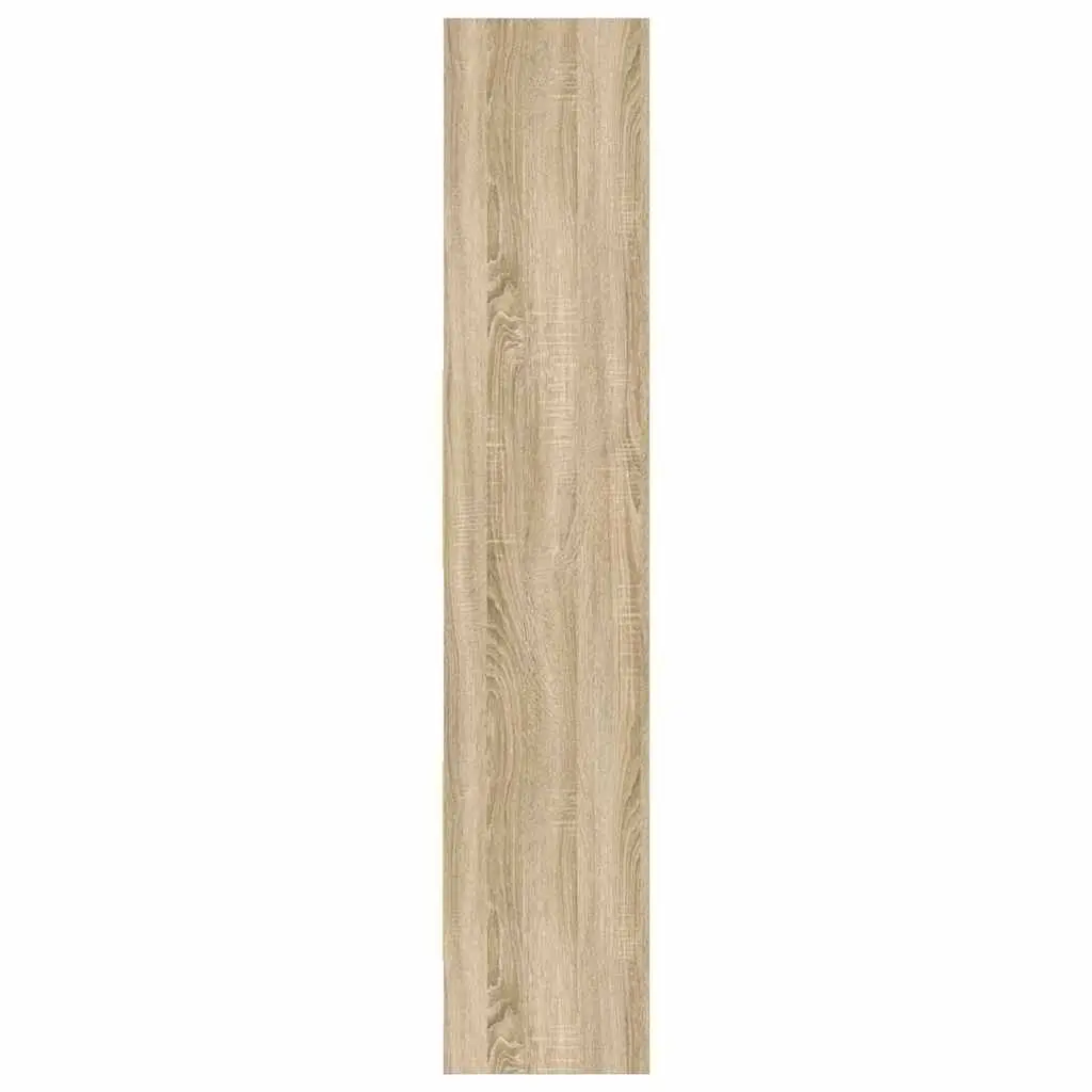 Sonoma Oak Book Cabinet with 5 Open Compartments