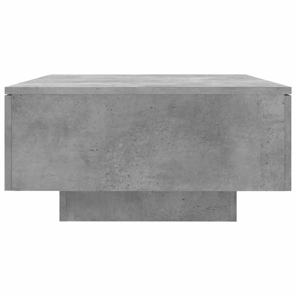 Grey Engineered Wood Coffee Table 90x60x31 cm