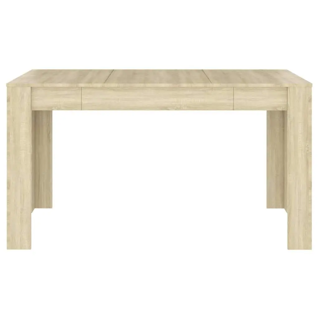 Engineered Wood Dining Table in Sonoma Oak Brown