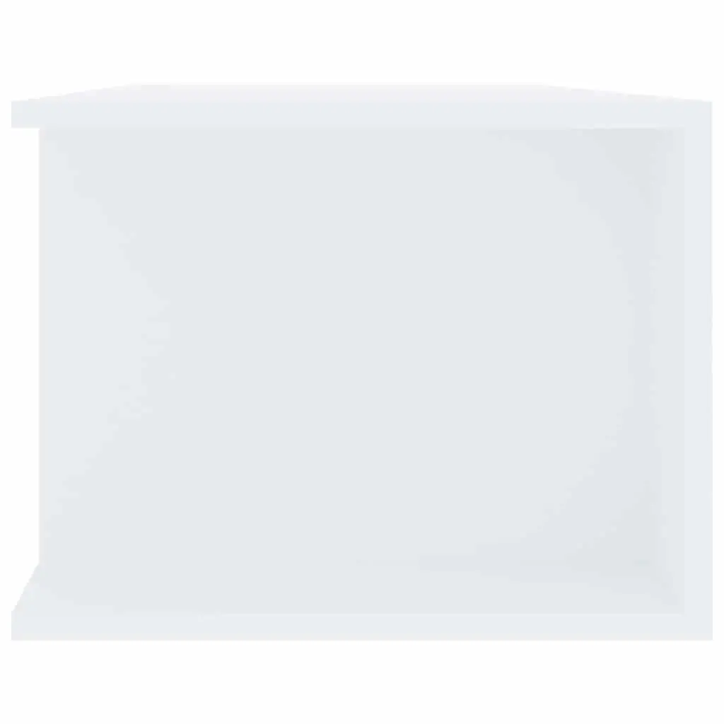 TV Cabinet RGB LED Lights Modern Storage White 135x39x30cm