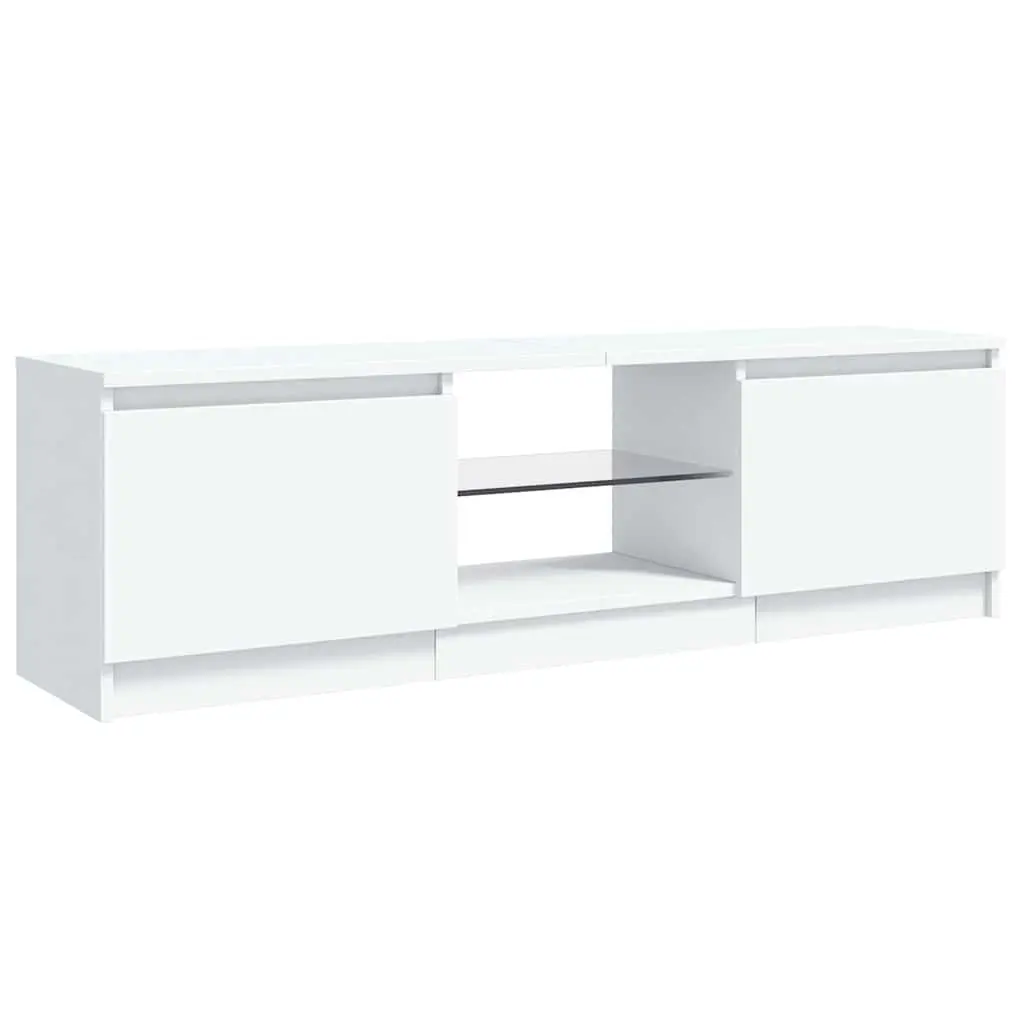 TV Cabinet Wood 120x30x36cm White