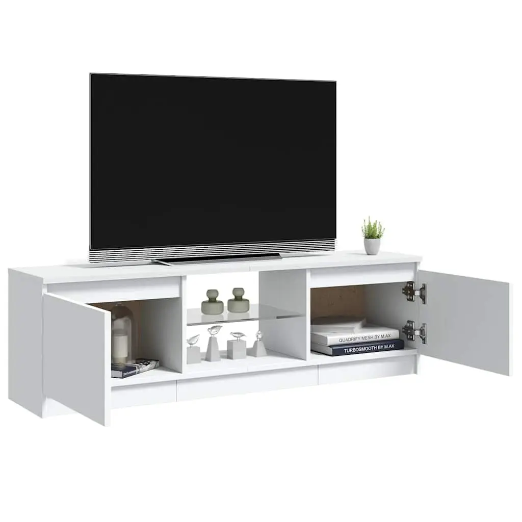 TV Cabinet Wood 120x30x36cm White