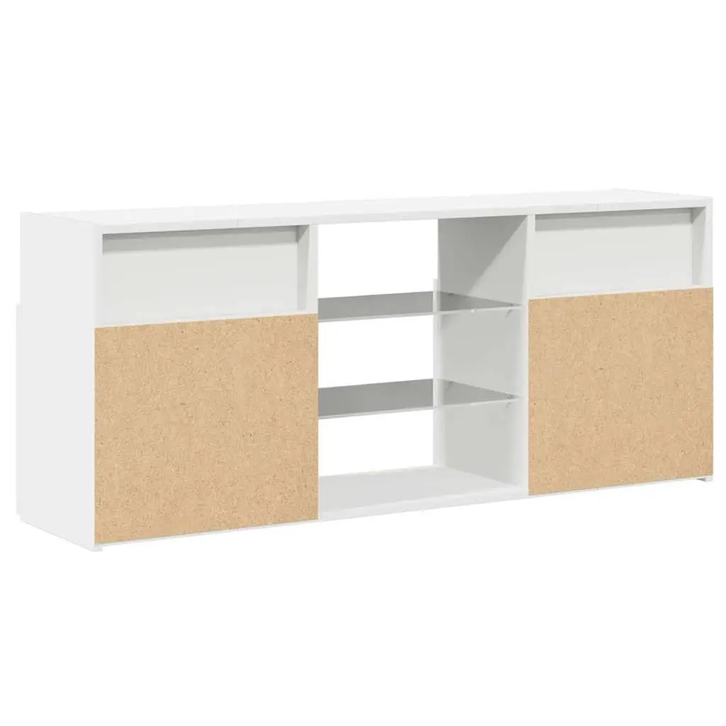 TV Cabinet MDF 120x30x50cm White