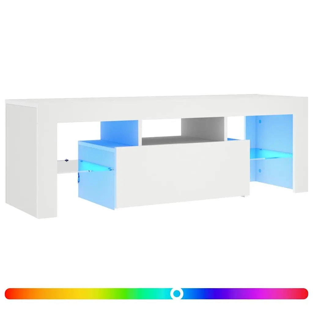 TV Cabinet with Adjustable RGB LED Lights
