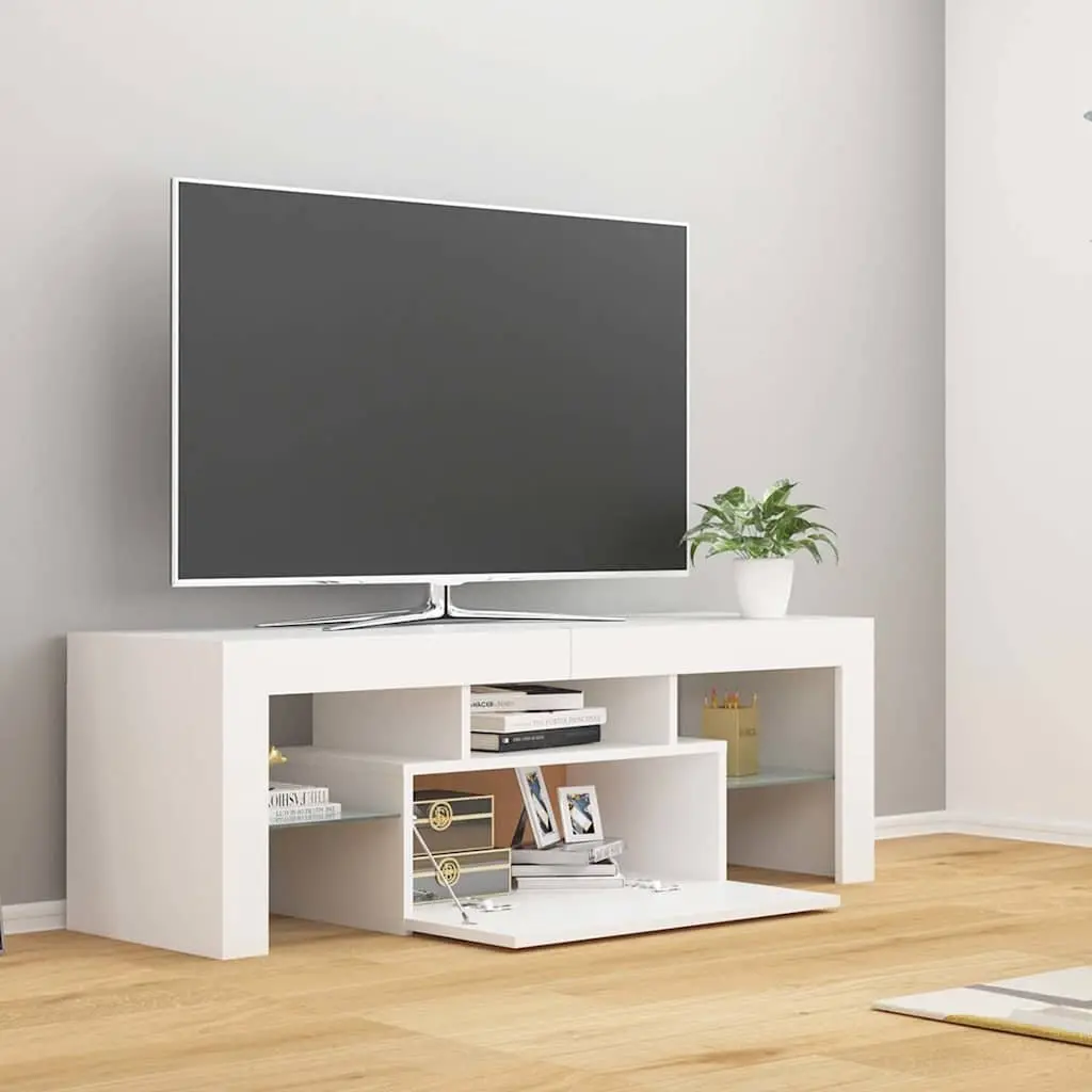 TV Cabinet with Adjustable RGB LED Lights