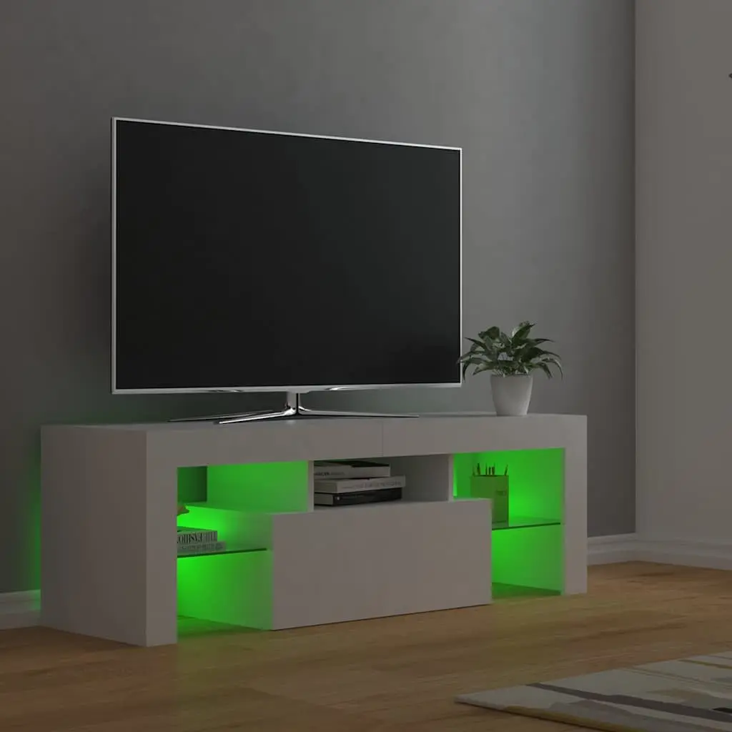 TV Cabinet with Adjustable RGB LED Lights