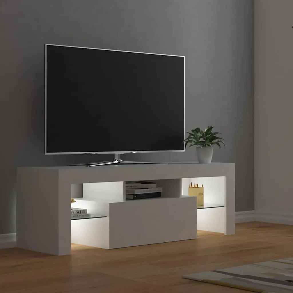 TV Cabinet with Adjustable RGB LED Lights