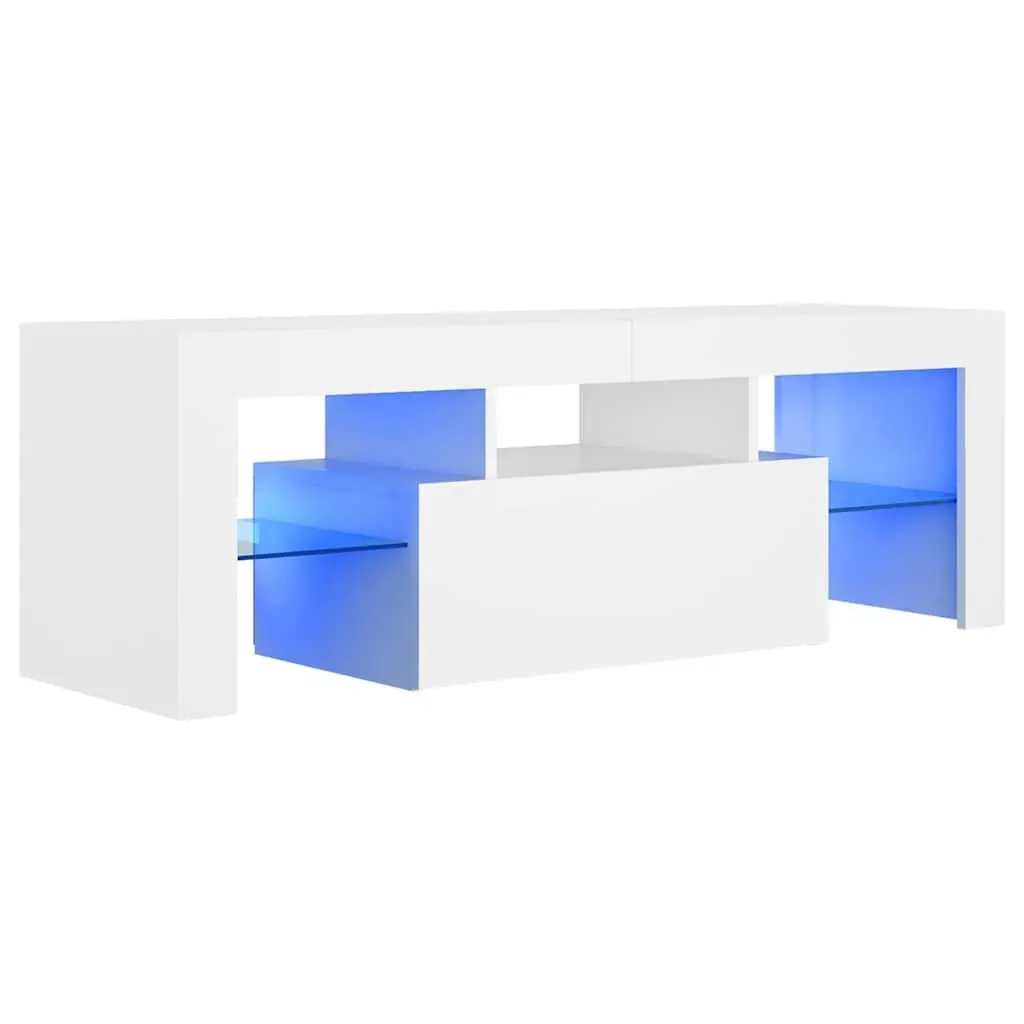 TV Cabinet with Adjustable RGB LED Lights